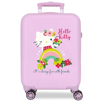 Maleta trolley ABS Always Fun With Friends Hello Kitty 50cm