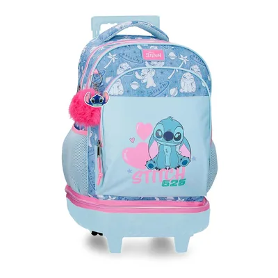 Trolley compact Hearts Stitch Disney extraible 43cm