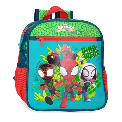 Mochila Dino-Webs Spiderman Marvel 28cm adaptable