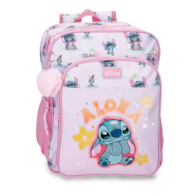 Mochila You & Me Stitch Disney 40cm adaptable