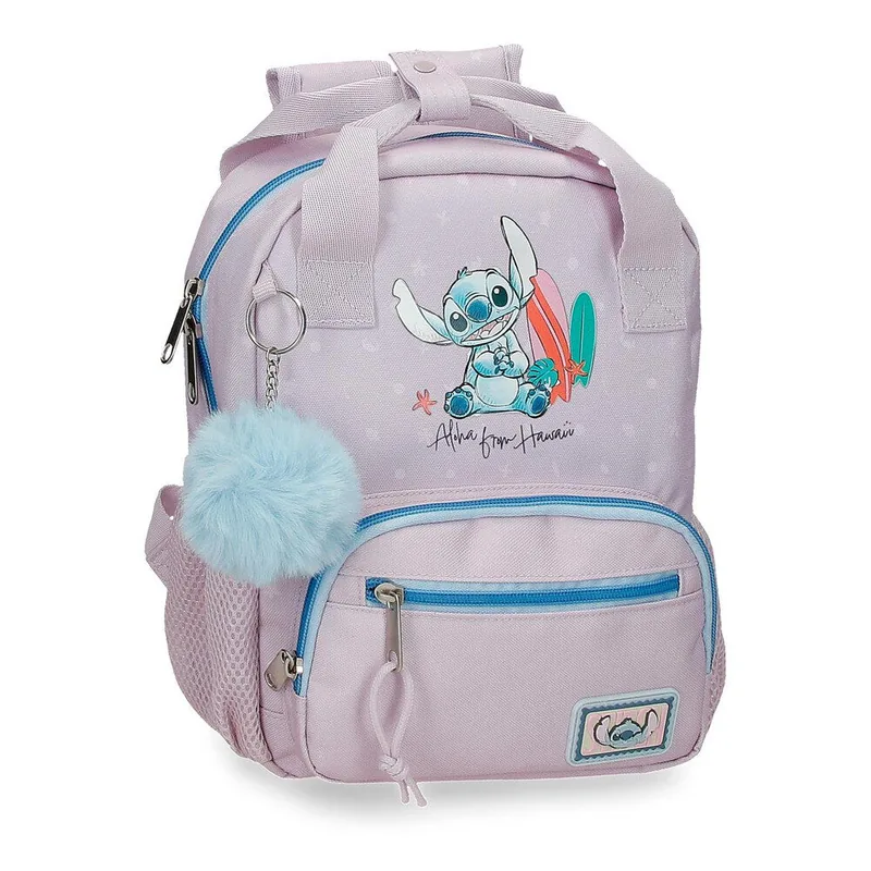 Mochila From Hawaii Stitch Disney 28cm adaptable