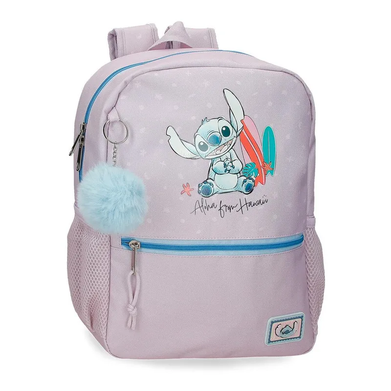 Mochila From Hawaii Stitch Disney 33cm adaptable