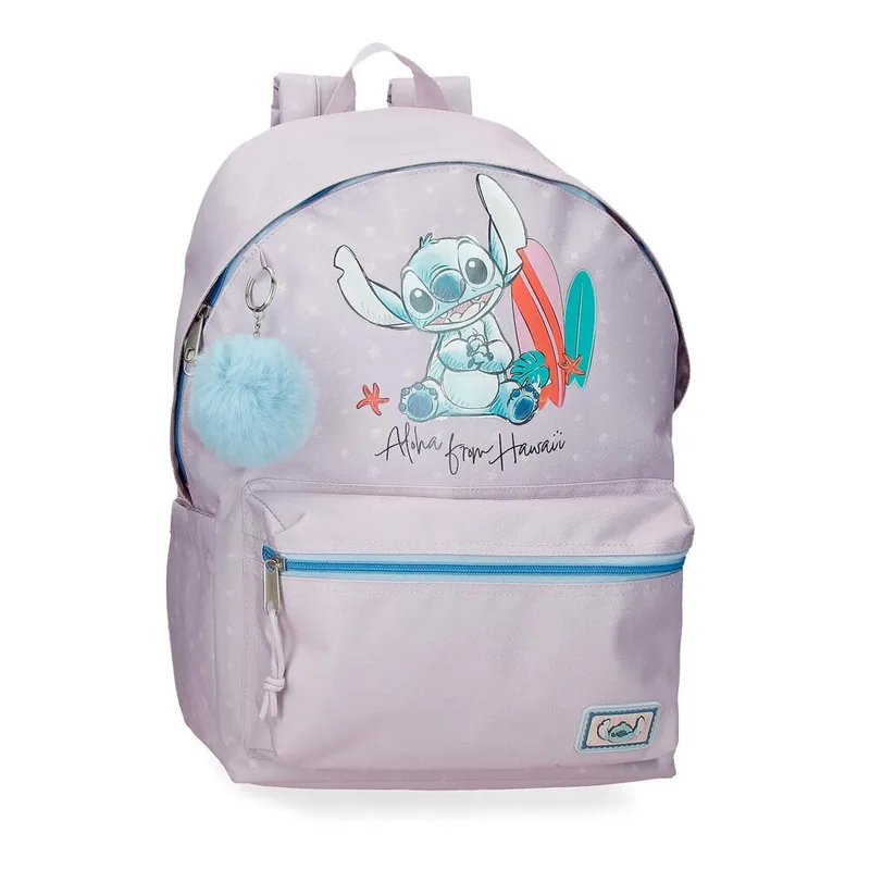 Mochila From Hawaii Stitch Disney 44cm adaptable