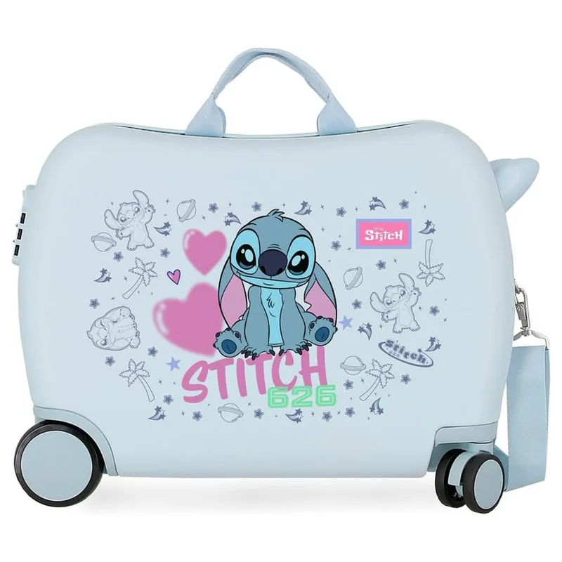 Maleta trolley ABS Hearts Stitch Disney 50cm