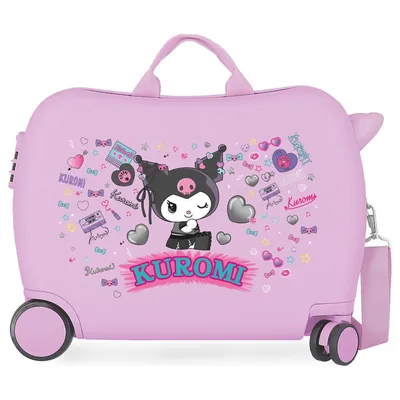Maleta trolley ABS Retropop Kuromi Hello Kitty 50cm