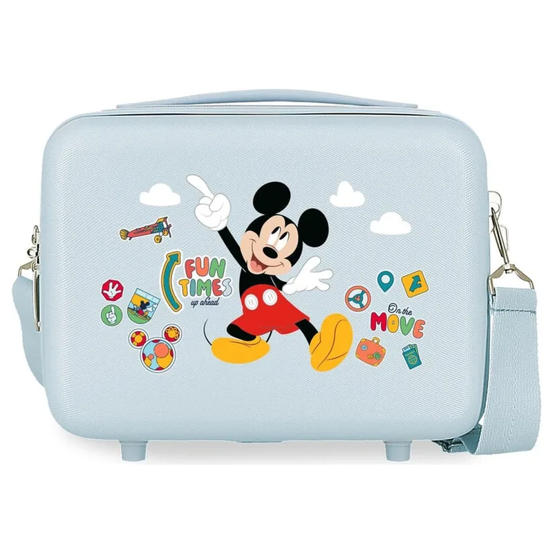 Neceser adaptable ABS Fun Times Mickey Disney 29cm