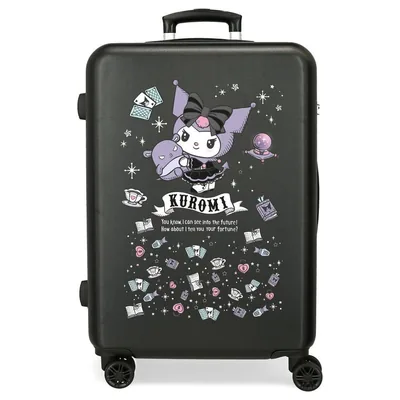 Maleta trolley ABS Fortune Telling Kuromi Hello Kitty 65cm