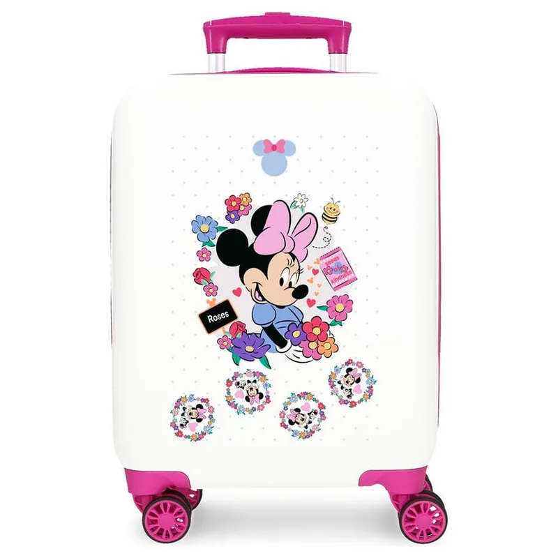 Maleta trolley ABS Flowers Minnie Disney 50cm