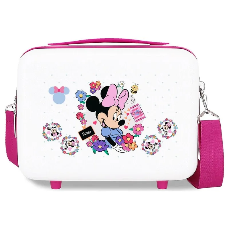 Neceser adaptable ABS Flowers Minnie Disney 29cm