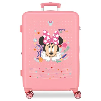 Maleta trolley ABS Happy To Be Me Minnie Disney 65cm