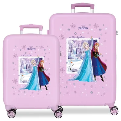 Set 2 maletas trolley ABS In This Together Frozen Disney 55/65cm