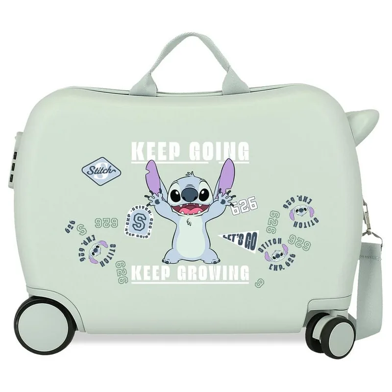 Maleta trolley ABS Keep Going Stitch Disney 50cm