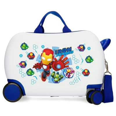 Maleta trolley ABS Iron Man y Su Superequipo Marvel 45cm