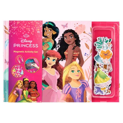 Libro magnetico + sticker Princesas Disney