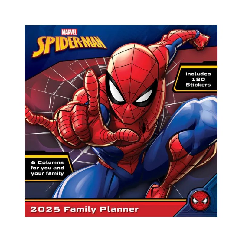 Calendario planificador familiar Spiderman Marvel
